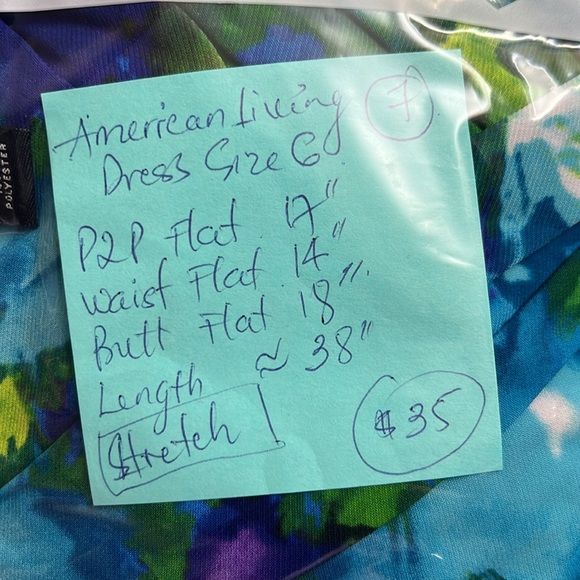 Stretchy, beautiful, multiple colored dress - Picture 9 of 9